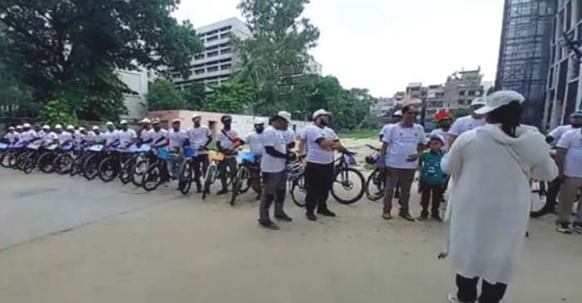 বিশ্ব দুগ্ধ দিবস উপলক্ষে রাজধানীতে সাইকেল র্যালি অনুষ্ঠিত