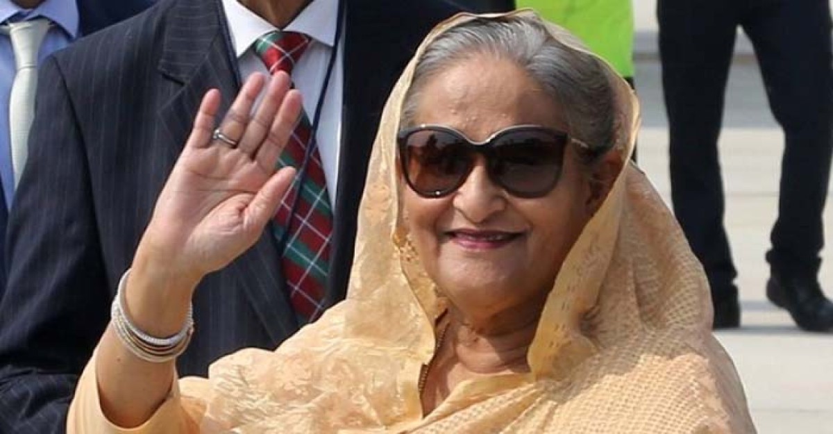 দিল্লির উদ্দেশে ঢাকা ছাড়লেন প্রধানমন্ত্রী শেখ হাসিনা