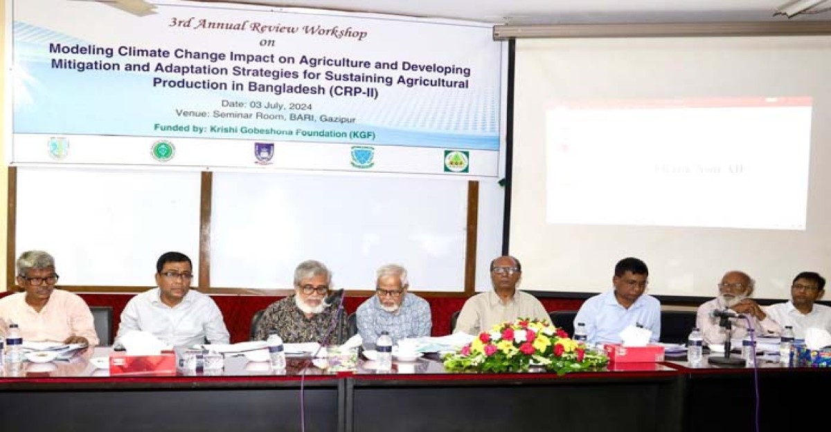 বারিতে কৃষি উৎপাদন টেকসই করার লক্ষে কর্মশালা অনুষ্ঠিত
