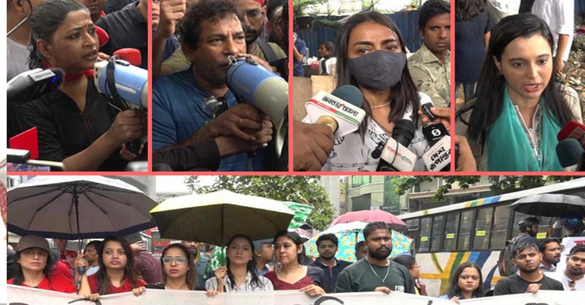 শিক্ষার্থীদের সাথে সংহতি জানালো 'শিল্পী সমাজ'