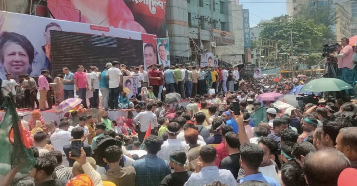 নয়াপল্টনে বিএনপির সমাবেশ শুরু