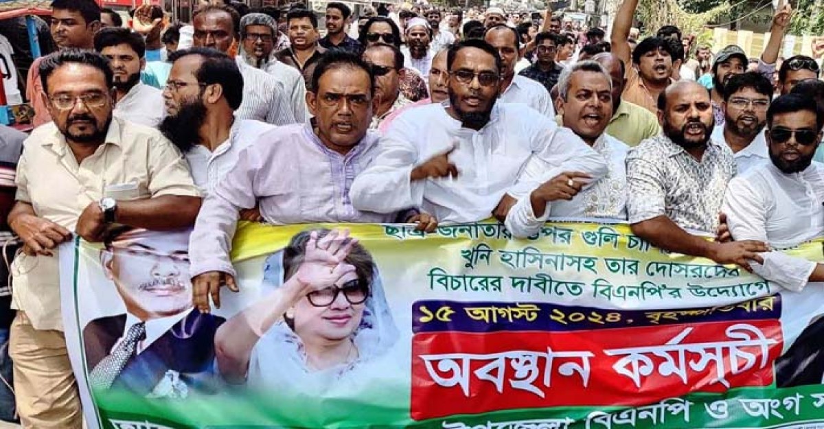 সদরপুরে বিএনপির বিক্ষোভ মিছিল ও অবস্থান কর্মসূচী