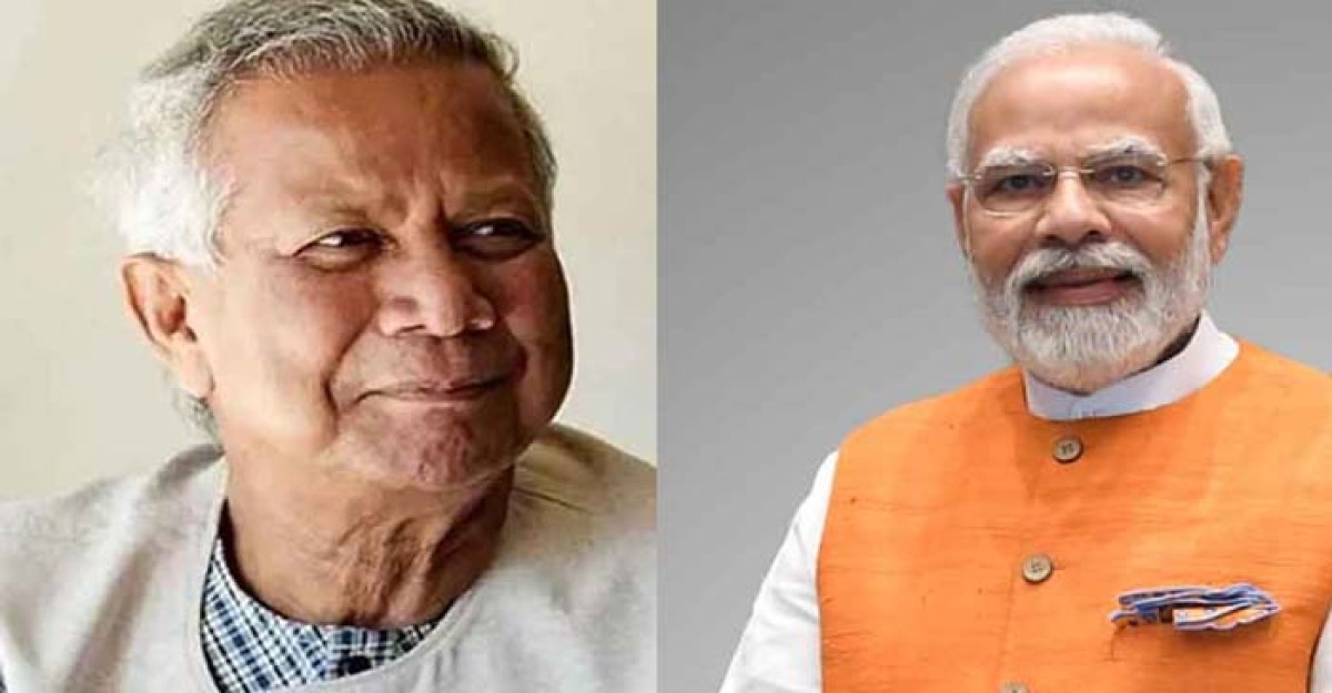 নরেন্দ্র মোদির সঙ্গে ড. ইউনূসের যে কথা হলো