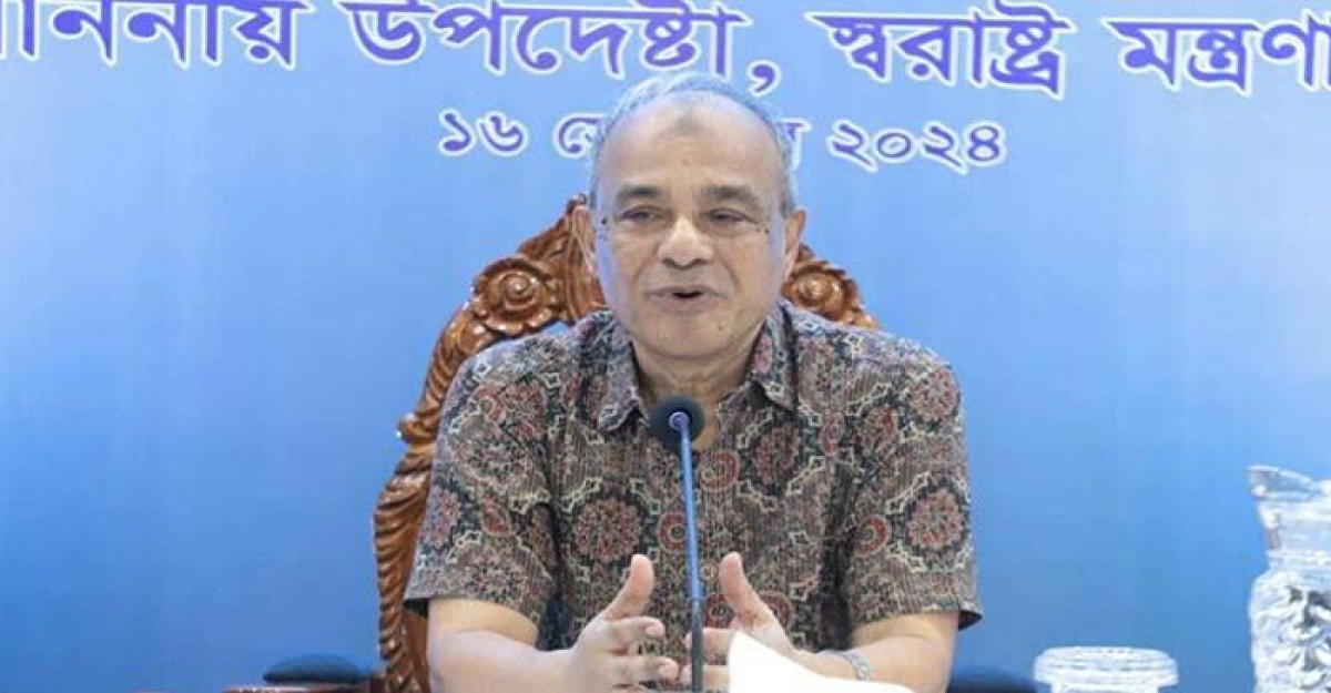 প্রতিবেশী দেশে ইলিশ ও সার চোরাচালানের ঝুঁকি রয়েছে: স্বরাষ্ট্র উপদেষ্টা