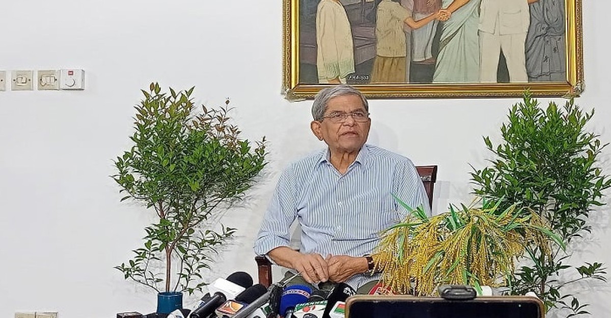 বাসায় ফিরলেও এখনো সুস্থ নন খালেদা জিয়া: ফখরুল
