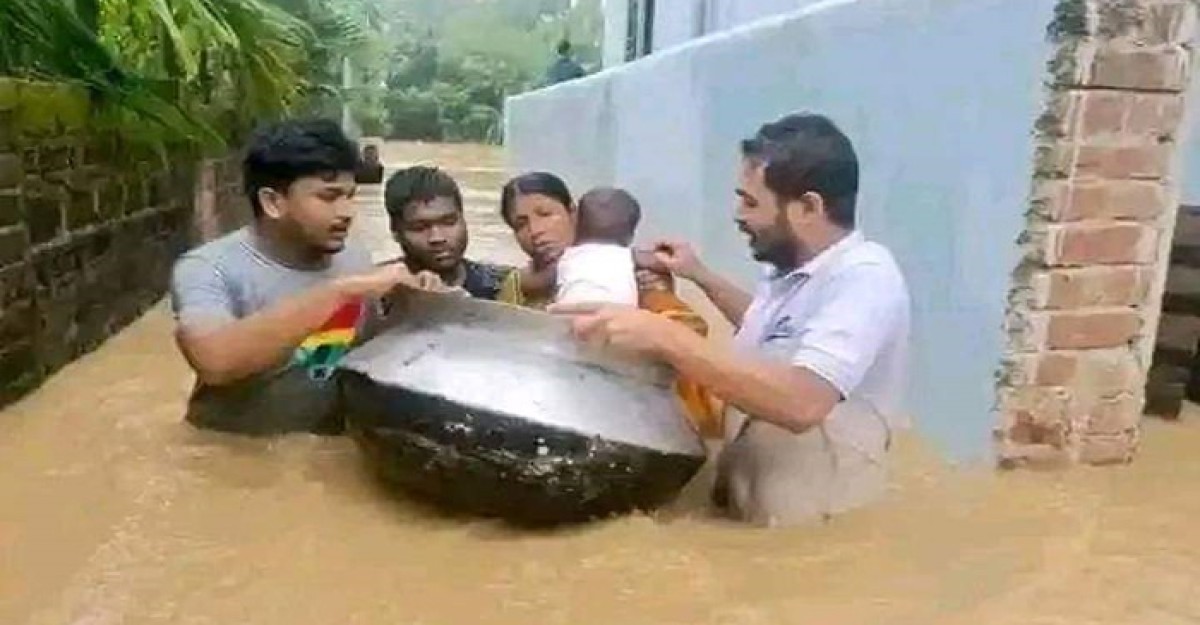 ময়মনসিংহে সীমান্তবর্তী উপজেলায় পাহাড়ি ঢলে হাজার হাজার মানুষ পানিবন্দি