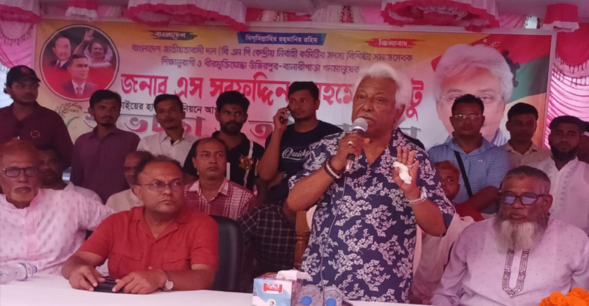 উজিরপুরে পূজা মন্ডপ পাহাড়ায় হিন্দু ধর্মাবলম্বীদের সাথে থাকতে হবে: সান্টু