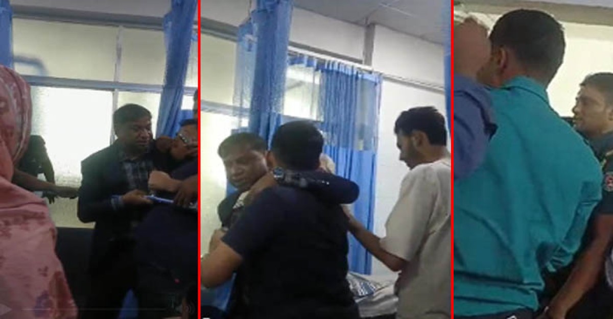 নূর-তানভীরকে দেখেই ক্ষিপ্ত আহত শিক্ষার্থীরা, মুহূর্তেই কিল-ঘুষি