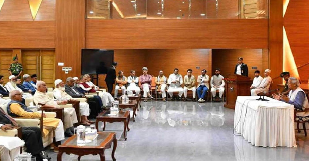 দেশকে অস্থির করার চেষ্টা চলছে, সবাইকে একজোট থাকতে হবে: প্রধান উপদেষ্টা