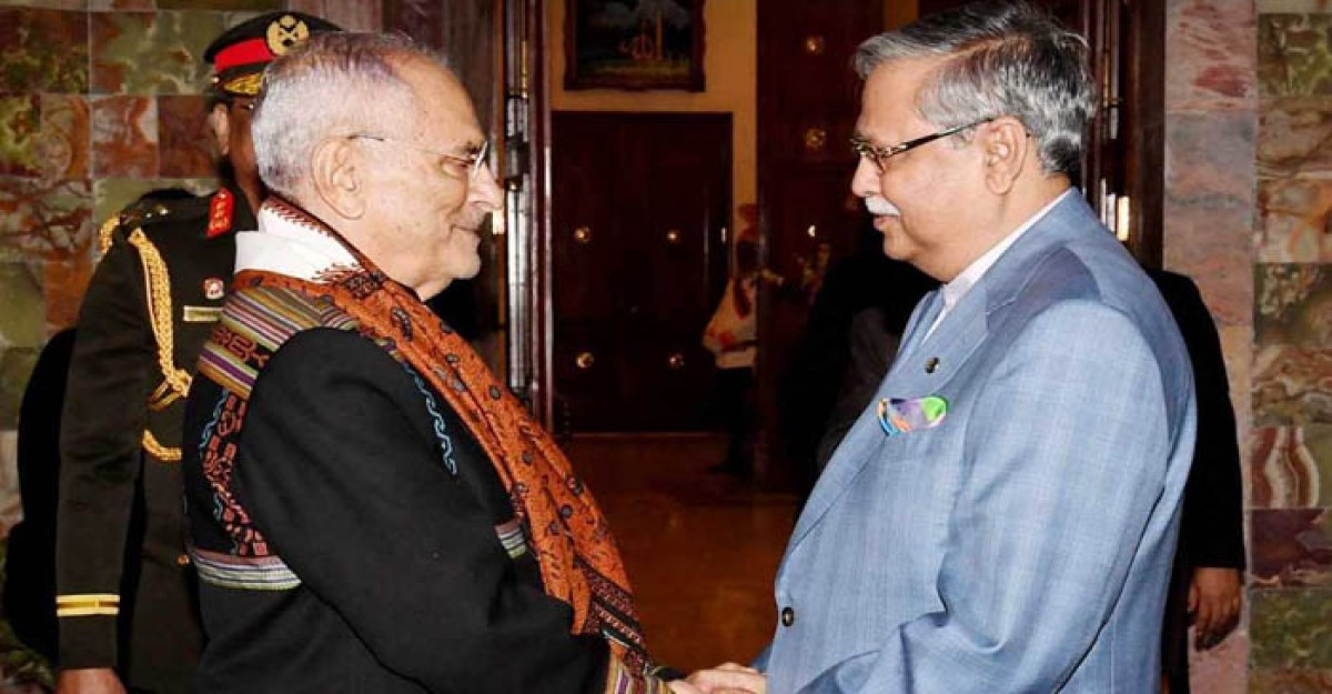 রাষ্ট্রপতির সঙ্গে পূর্ব তিমুরের প্রেসিডেন্টের সৌজন্য সাক্ষাৎ