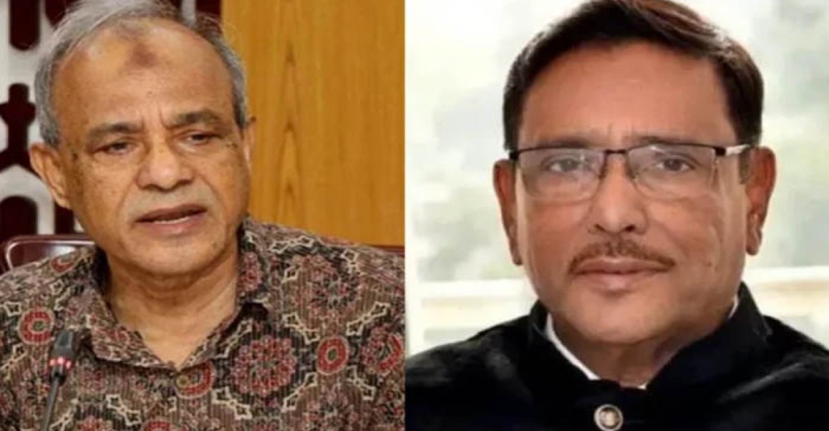 ওবায়দুল কাদেরের দেশে লুকিয়ে থাকার কথা জানত না সরকার: স্বরাষ্ট্র উপদেষ্টা