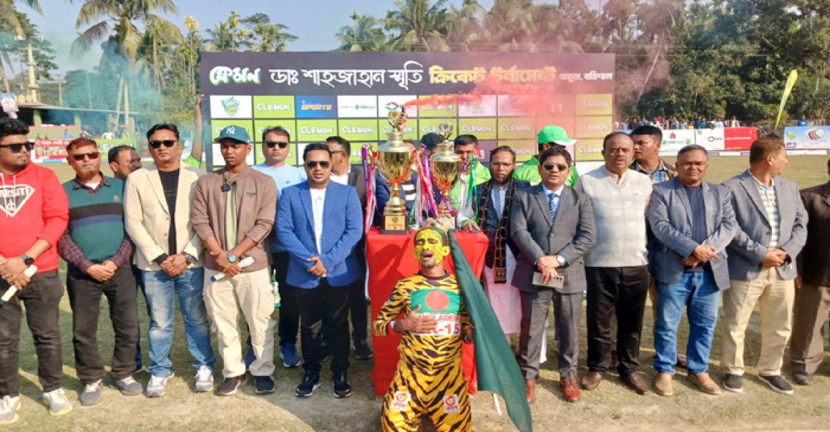 উজিরপুরের ধামুরা ডা.শাহজাহান স্মৃতি ক্রিকেট টুর্নামেন্ট শুভ উদ্বোধন