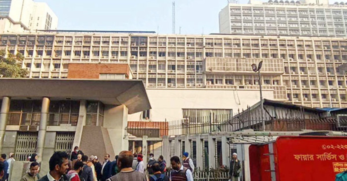 খুলে দেওয়া হলো সচিবালয়ের আগুন লাগা ভবন