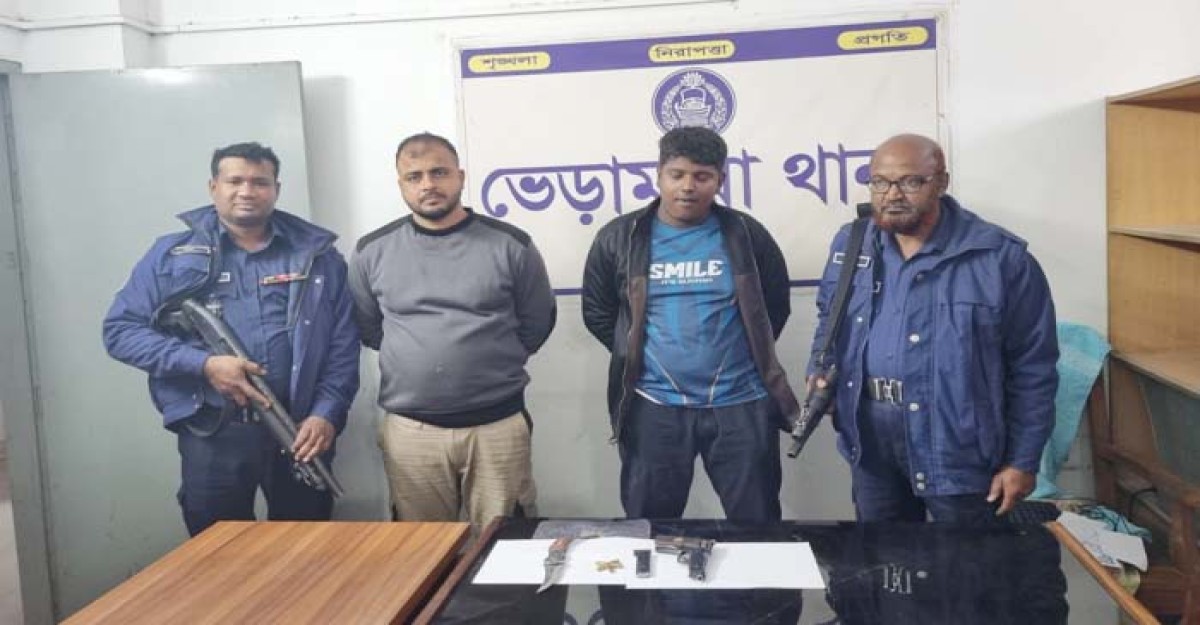 পুলিশ পরিচয়ে ছিনতাইকালে অস্ত্রসহ ছাত্রলীগ নেতা আটক