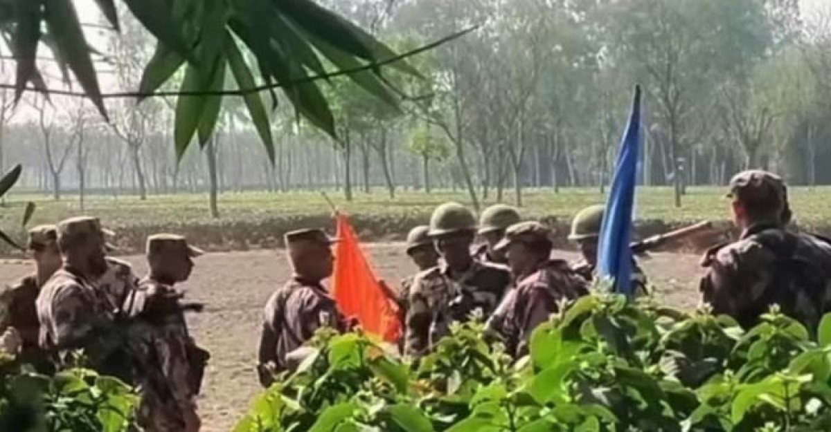 সীমান্ত আইন লঙ্ঘন করে বাংলাদেশে বিএসএফের প্রবেশ, বিজিবির প্রতিবাদ