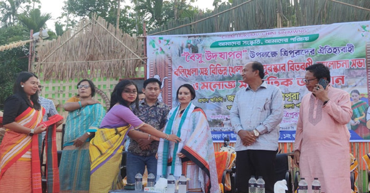 খেলাধুলা শুধু বিনোদন নয়, এটি জীবনের অনুপ্রেরণা : জিরুনা ত্রিপুরা