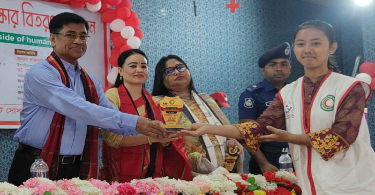 রেড ক্রিসেন্ট হচ্ছে আন্তর্জাতিক একটি মানবিক সংস্থা: জিরুনা ত্রিপুরা
