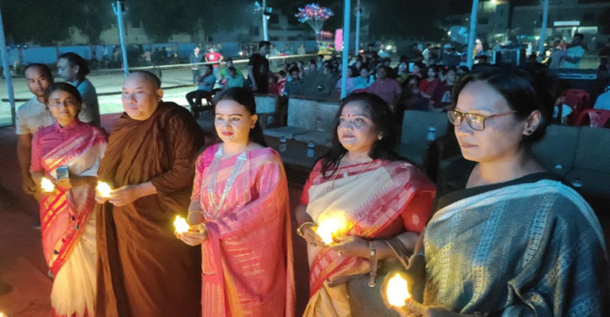বুদ্ধ পূর্ণিমা অহিংসা, সত্য, মৈত্রীর ও সম্প্রীতি বার্তা বহন করে: জিরুনা ত্রিপুরা
