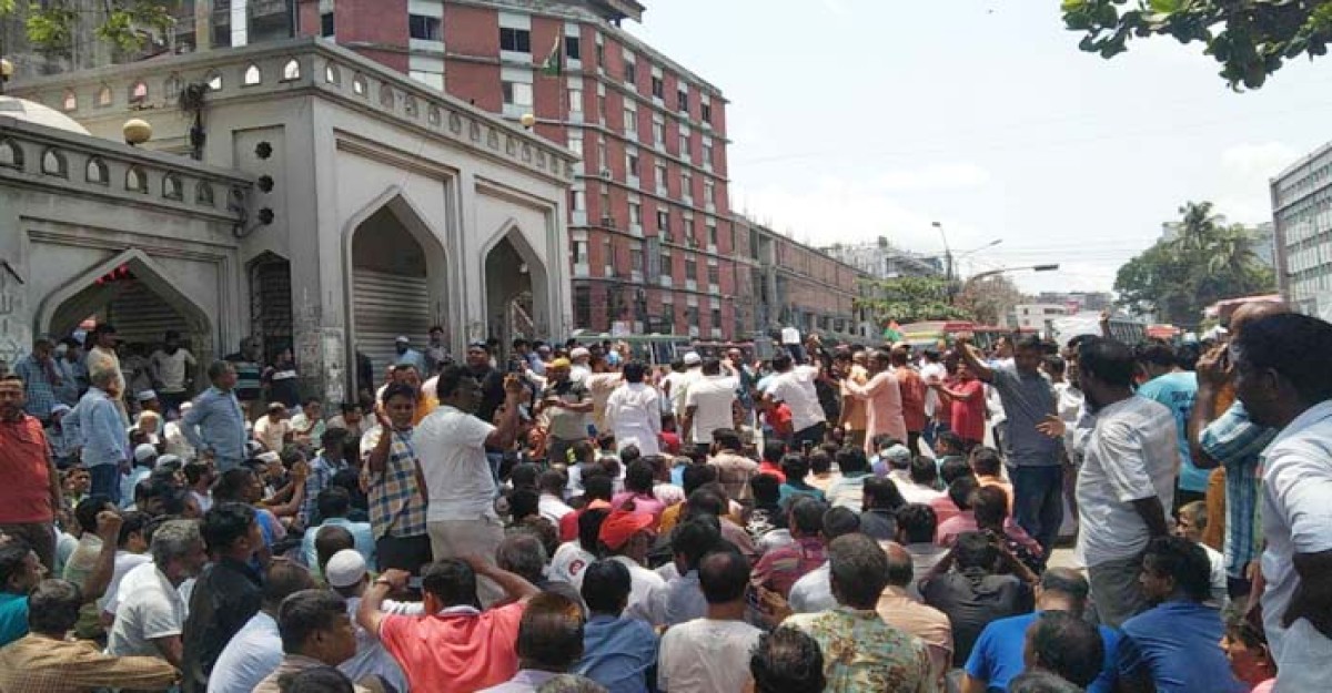 ‘গুলিস্তান ব্লকেড’, বন্ধ যান চলাচল