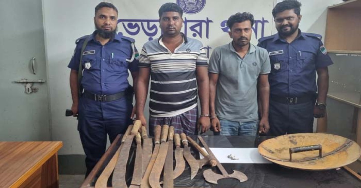 ভেড়ামারায় সেনাবাহিনীর অভিযানে অস্ত্র-গুলি ও ককটেলসহ ২ জন আটক