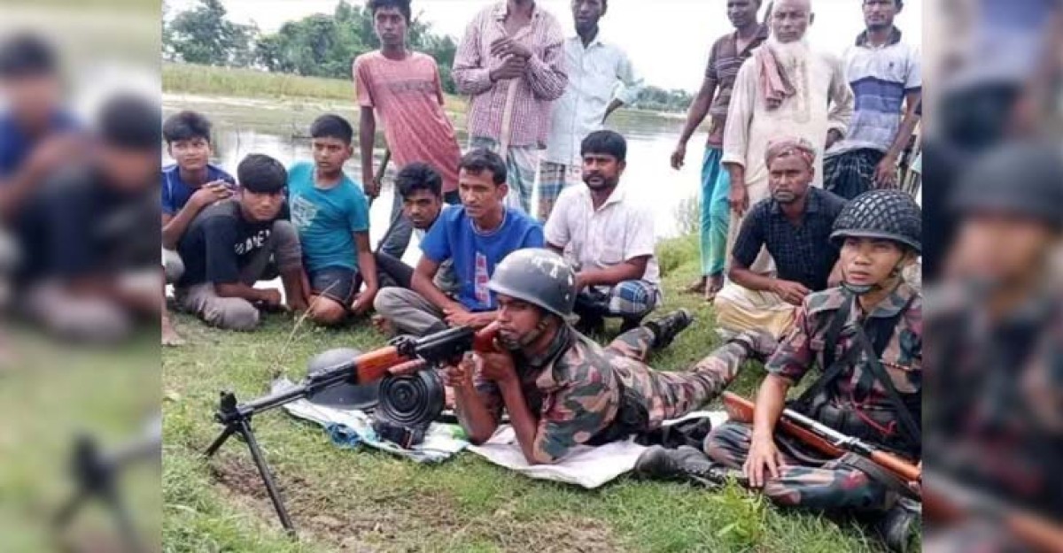 লালমনিরহাট সীমান্ত দিয়ে ৩৮ জনকে পুশইন চেষ্টা, বিজিবি ও এলাকাবাসীর বাধা