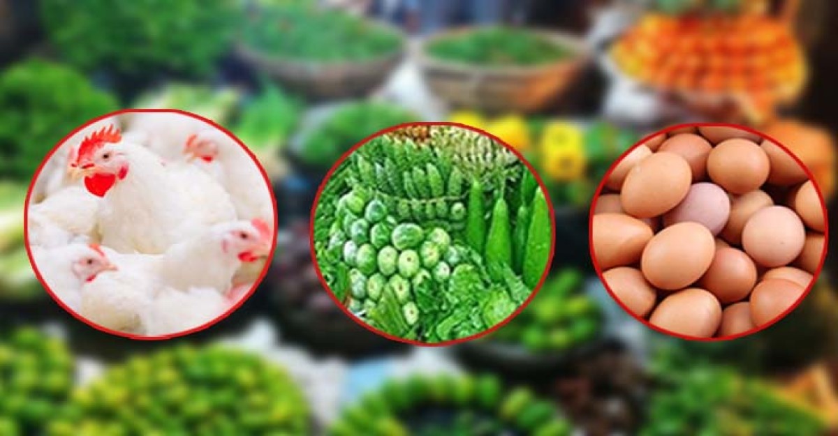 সবজির বাজার চড়া, দাম কমেছে মুরগির