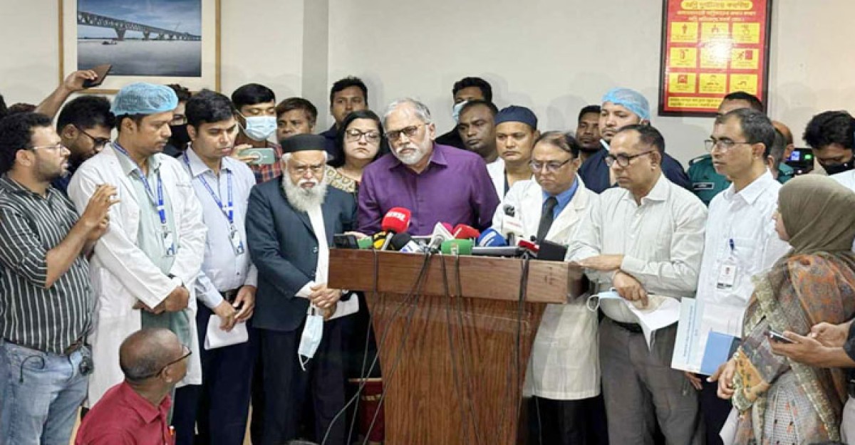নিহত ২৭ জনের মধ্যে ২৫ জন শিশু: ডা. সায়েদুর রহমান