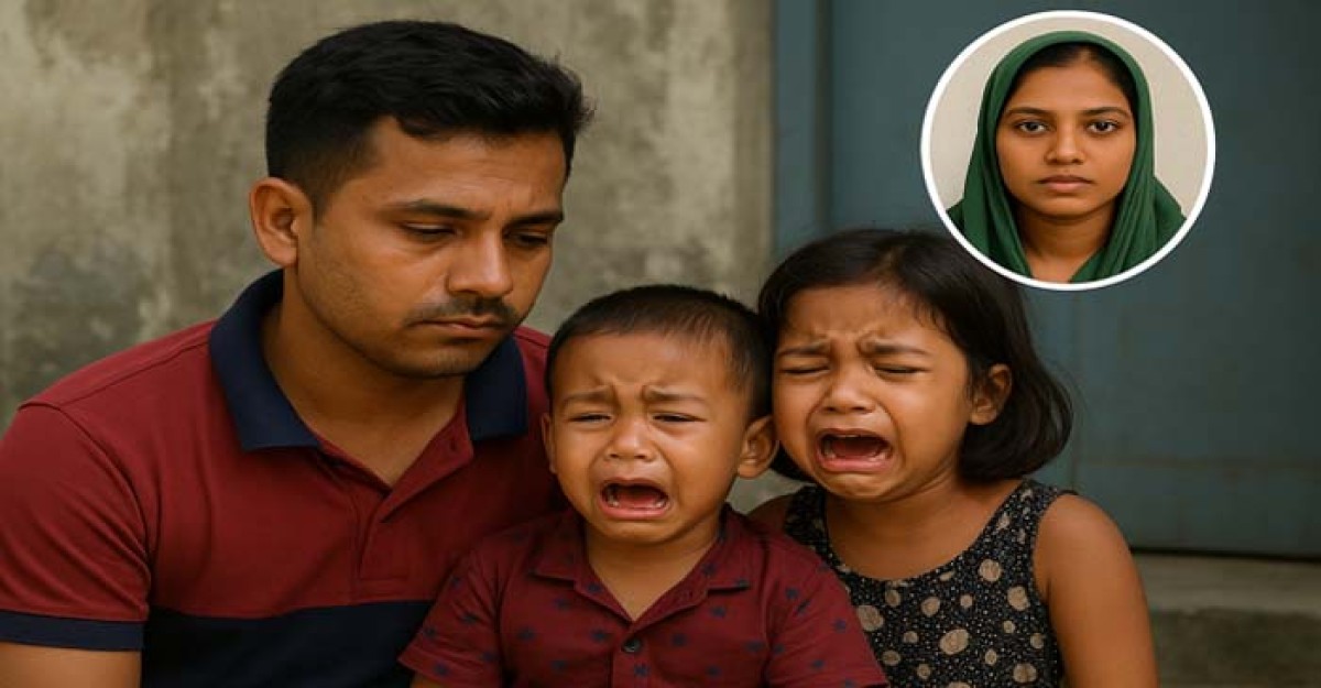 পরকীয়া প্রেমিকের হাত ধরে পালালেন মা, কাঁদছে প্রবাসীর অসহায় ২ সন্তান