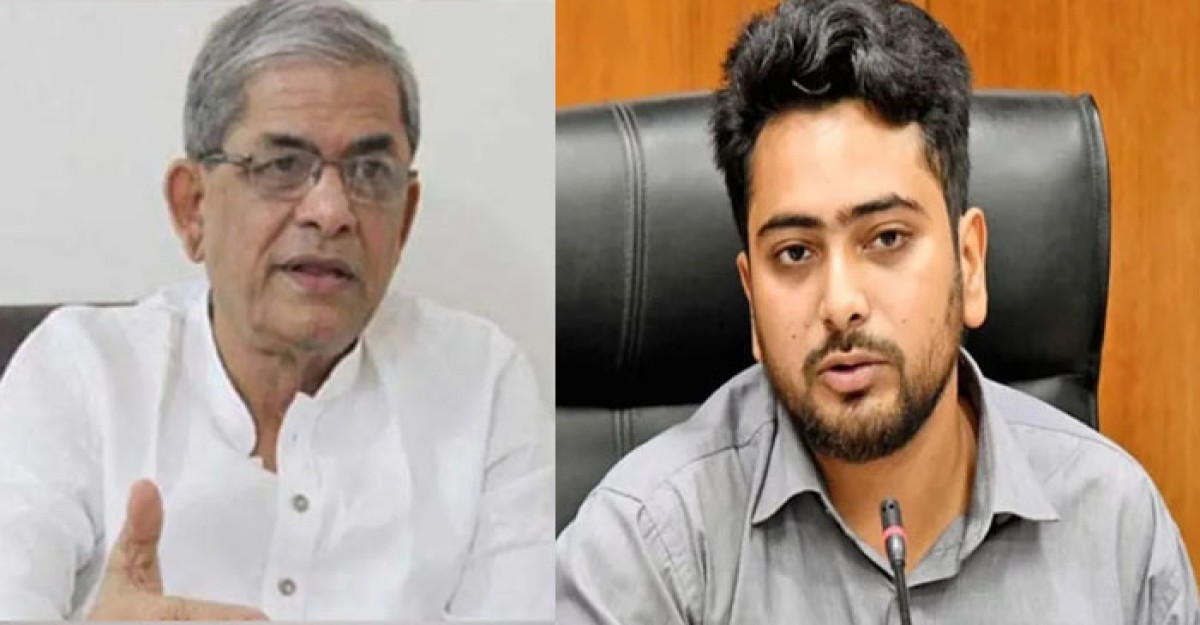 জাতীয় সরকারের প্রস্তাবনা নিয়ে মির্জা ফখরুলের বক্তব্য সত্য নয়: নাহিদ