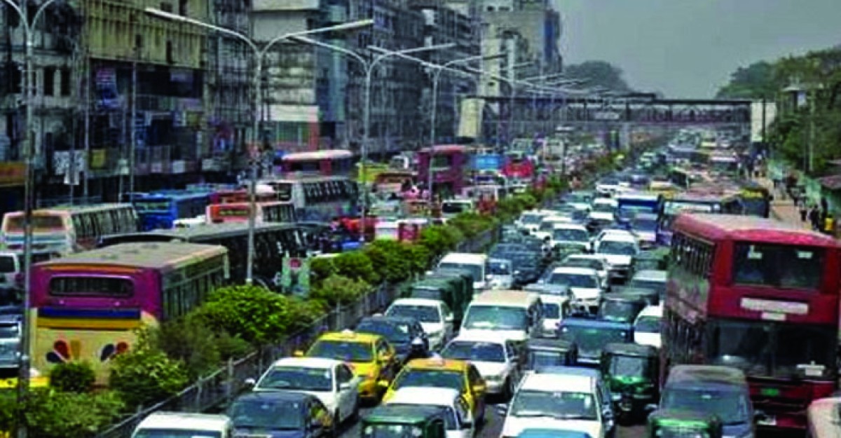 রাজধানীজুড়ে তীব্র যানজট