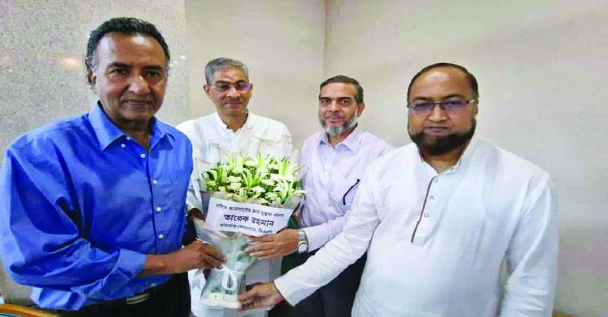 হাসপাতালে জামায়াত আমিরের খোঁজ নিলেন তারেক রহমান