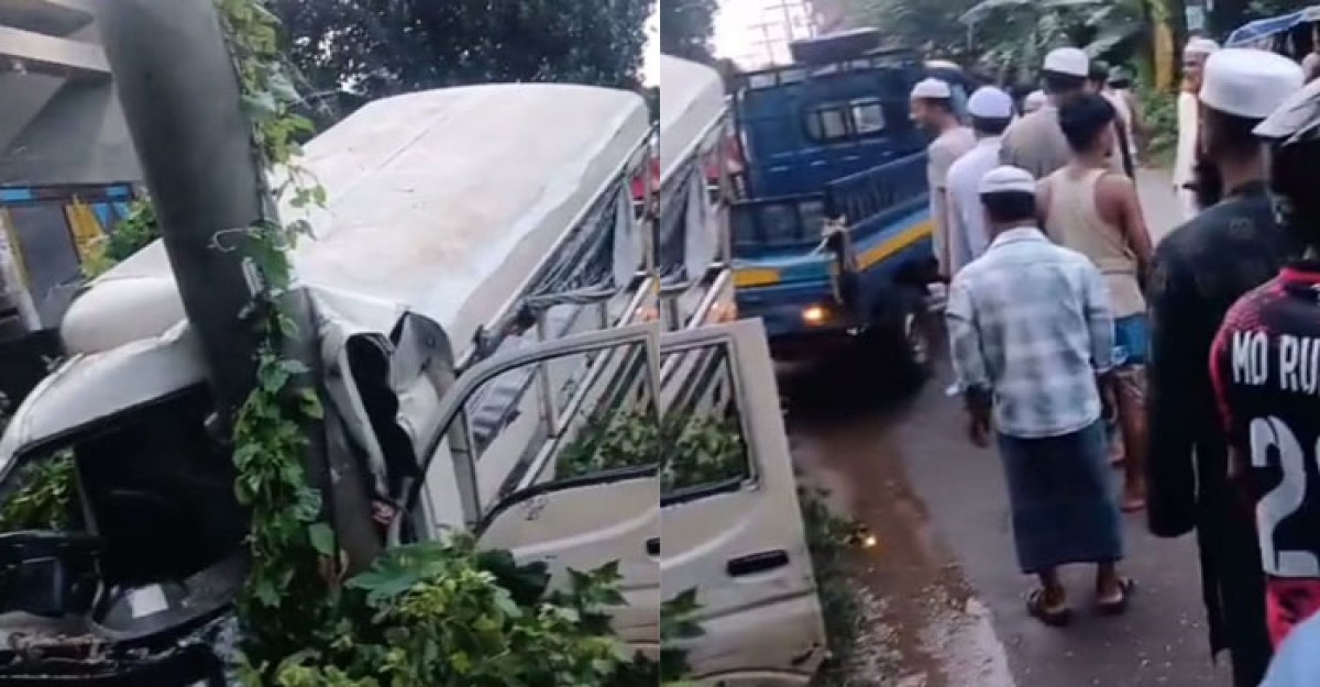শ্রীপুরে পিকআপের ধাক্কায় নারী শ্রমিক নিহত, আহত ১২
