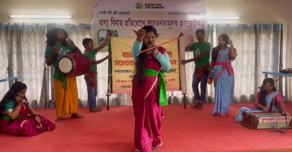 বাল্যবিবাহ প্রতিরোধে ধামরাইয়ে সচেতনতামূলক ক্যাম্পেইন অনুষ্ঠিত
