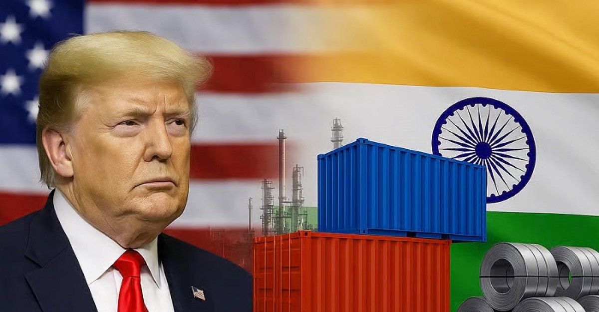 ট্রাম্পের বাড়তি শুল্কে ভারতের বাজারে ধস, রপ্তানিতে বড় ক্ষতির শঙ্কা