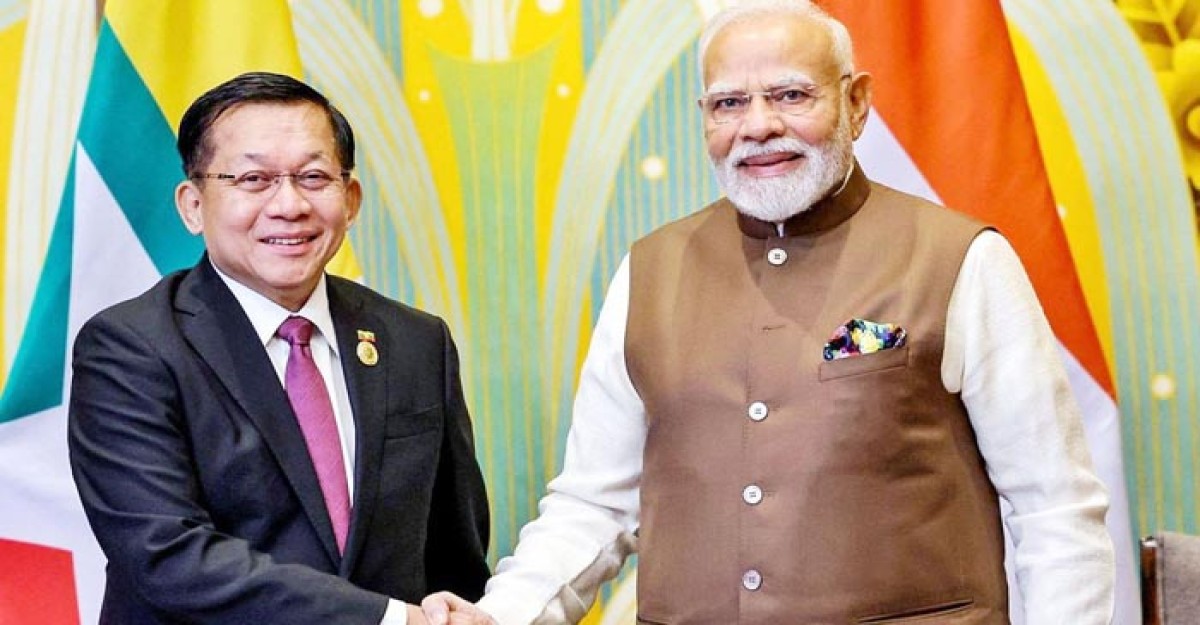 মিয়ানমারের জাতীয় নির্বাচনে সহযোগিতার আশ্বাস নরেন্দ্র মোদির