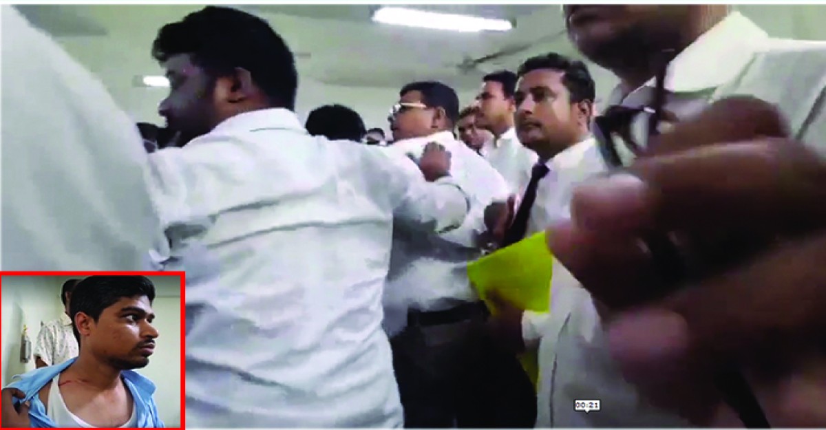 বিচারকের সামনে এজলাসে সাংবাদিক মারধর ও লাঞ্ছনার শিকার