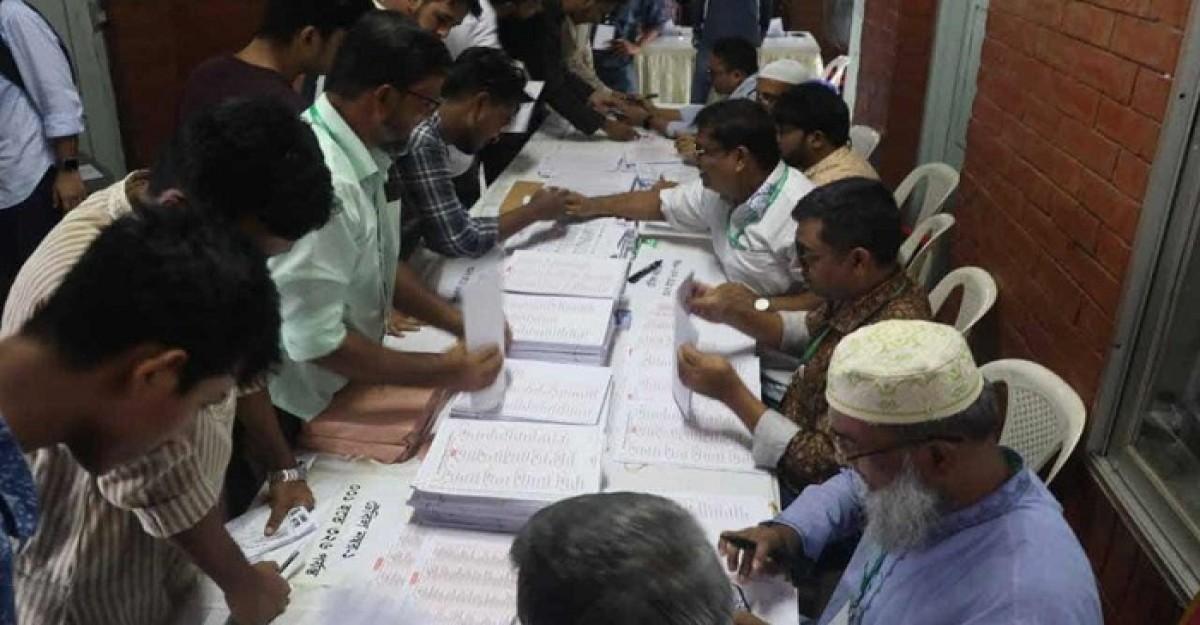 ডাকসু নির্বাচনের শুরু হয়েছে ভোটগণনা